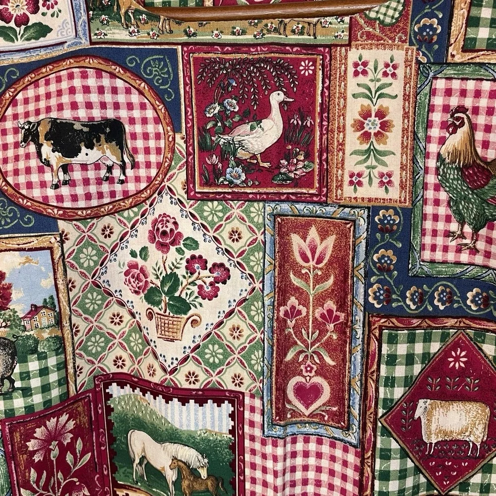 Handmade Reversible Cobbler‎ Apron Farm Themed Homestead Trad Wife